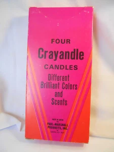 Vintage CRAYANDLE KERZEN Paul Marshall Products Japan NOS - Bild 1 von 4