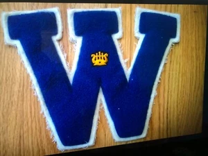 Vintage "W" PATCH 8" X 10 1/4" Wallkill High School Band's Patch - Picture 1 of 3
