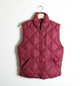 Vintage Eddie Bauer Women's Puffer Goose Down Vest Size L - Picture 1 of 5