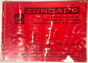 Ersatzteilliste Katalog Zündapp KS 125 Typ 521 - Bild 1 von 3