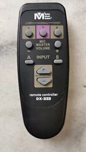 M Karaoke-Better Music Builder (M) Remote Control for DX-333 Mixing Amplifier - Picture 1 of 2