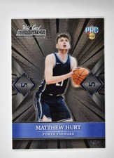 2021-22 Wild Card Alumination Base Blue 5 Stripe #ABC-60 Matthew Hurt /50