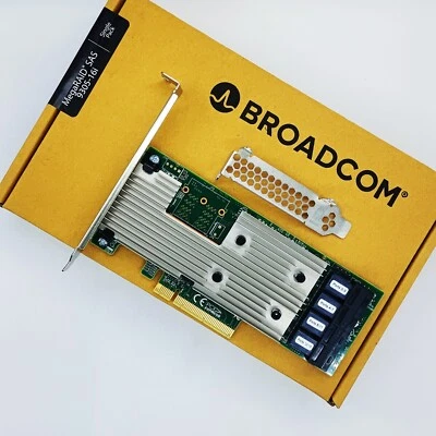 Broadcom LSI SAS9305-16i SATA 16 Port HBA 12Gbs PCIe 3.0 x8 RAID Controller Card - Image 1 of 4