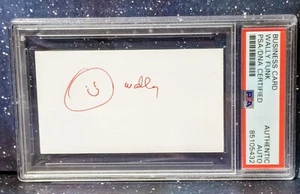 Tarjeta de visita firmada por Wally Funk autógrafo PSA/DNA icono de culto de vuelo americano - Imagen 1 de 3