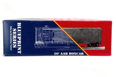 Branchline Train Blueprint Series HO Kit 1003 50’ AAR Box Car Milwaukee Complete - Image 1 of 4