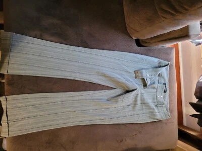 Pantalones de vestir Bobby J, talla 3M, corte bota, excelente estado, gris, 31 entrepiernas Foto 1 de 4