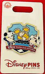 Disney Cruise Line DVC Vacation Club Member Mickey & Minnie Mouse Pin MOC - Picture 1 of 1