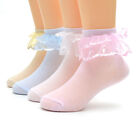 4 Pairs Lace Ruffle Ankle Socks Socks Kids Socks Toddlers Girls