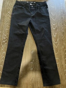 Cat & Jack Black Skinny Stretch Jeans BOYS 14 HUSKY - Picture 1 of 9