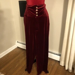 Shein Curve Rich rote Samthose 3X bequem und Party - Bild 1 von 8