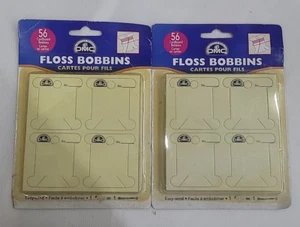 2 Stück DMC Zahnseide Spulen 112 Easy Wind Spulen - Bild 1 von 1