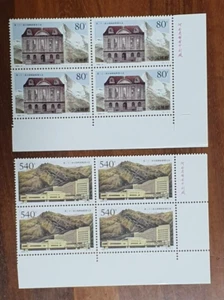 Francobollo Cina 1999-9 22° Congresso UPU Completo 4V in nero da 4 mnh - Foto 1 di 2