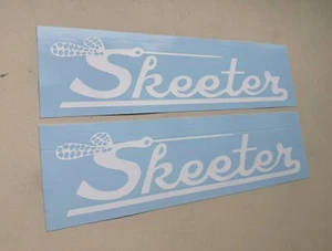 Skeeter Fishing Boats Decals SET OF 2 Vinyl Decal Stickers - Picture 1 of 3