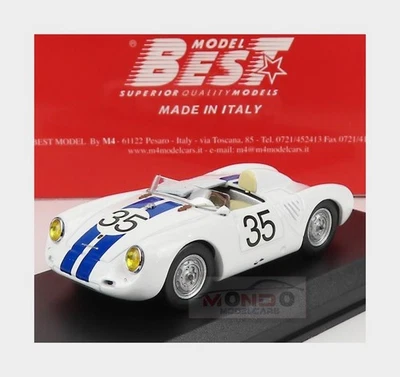 1:43 BEST Porsche 550 Rs Spider #35 Le Mans 1957 Hugus G.De Beaufort BE9619-2 - Immagine 1 di 2