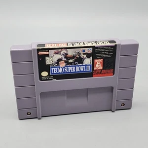 Super Bowl III -- Final Edition (Super Nintendo SNES, 1995) Nur Spiel / Getestet - Bild 1 von 4