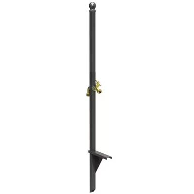 Americana Water Hose Holder Stand Post with Hose Bib | Outdoor Steel Liberty - Image 1 of 4