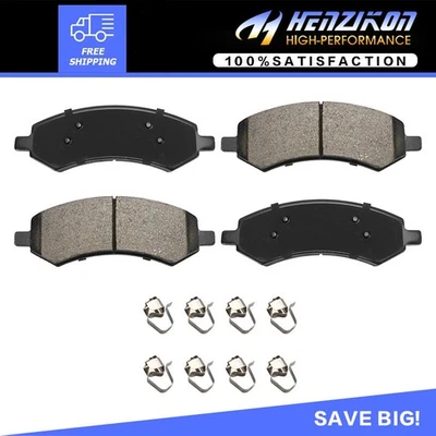 Pastillas de freno delanteras de cerámica para Ram 1500Dakota 2007 2008 2009 Aspen Durango Raider Foto 1 de 4