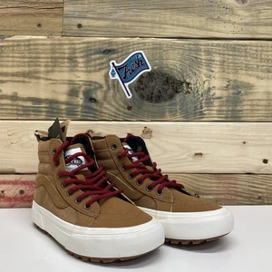 Vans Sk8-Hi MTE 2 'Chipmunk Brown' Hiking Outdoor Sneakers Kids Sz 12 Red Brown - Picture 1 of 12