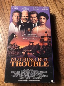Nothing But Trouble ~ VHS, 1991 Dan Aykroyd Chevy Chase John Candy Demi Moore - Picture 1 of 4