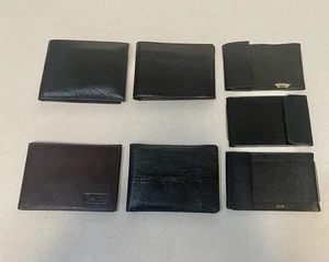 Lot 7 New Vintage Men’s Wallets Pierre Cardin Hickok Swank Amity Banker & Mundi - Picture 1 of 16