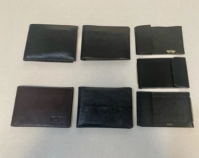 Lot 7 New Vintage Men’s Wallets Pierre Cardin Hickok Swank Amity Banker & Mundi - Image 1 of 4
