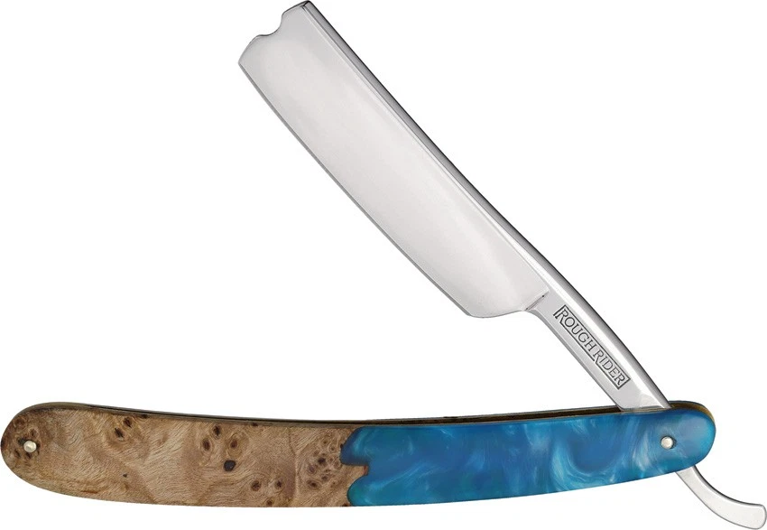 Navaja de bolsillo Rough Rider Pandora Swirl de resina y madera plegable de acero inoxidable 2649 Foto 1 de 1