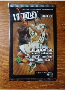 2003-04 Upper Deck Victory Factory Sealed Foil Pack Possible LeBron RC Rookie - Picture 1 of 2