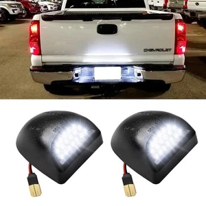 For 99-13 Chevy Silverado Avalanche BRIGHT SMD LED License Plate Lights Lamp SET - Picture 1 of 15