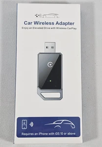 Mini Wireless CarPlay Adapter for Apple, Plug & Play Low Latency Converts Wired - Bild 1 von 6