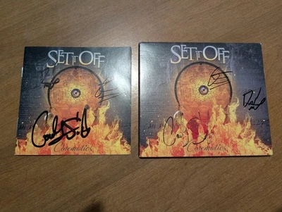 Set It Off Cinematics CD Signed Digipak And Signed Booklet - Image 1 of 4