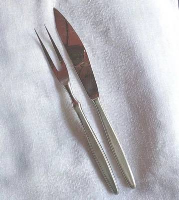 Juego de cuchillos y tenedores para tallar carne de pavo inoxidable Solingen acero inoxidable  Foto 1 de 4