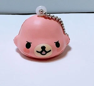 Vintage San-x Party Mamegoma Benigoma Strap Keycharm Mint Heisei Retro - Picture 1 of 4