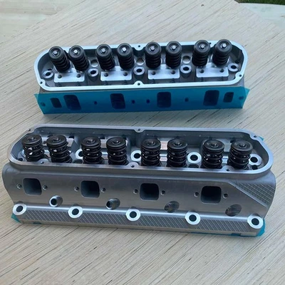 2X Aluminum Cylinder Heads For FORD SBF GT40 289 302 351W 175cc 62cc 2.02/1.60 Foto 1 de 4