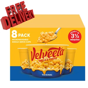 Velveeta Original Microwavable Macaroni Shells and Cheese Cups (Pack of 8) - Picture 1 of 5