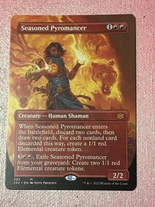 Seasoned Pyromancer (Borderless) Double Masters 2022 Regular - Bild 1 von 2