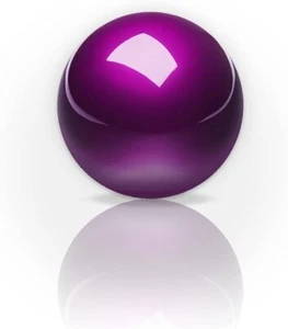 Replacement Purple Track ball PERIPRO-303 GP 34 mm for Logicool M570 18026 NEW - Picture 1 of 7