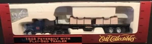 ERTL 4257 1948 Peterbuilt with Flatbed Trailer & Load Diecast NIB HO Scale - Picture 1 of 1