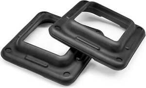 Aerobic Risers for Step Platform - 16 x 16 x 2.2 in, Black (A pair)