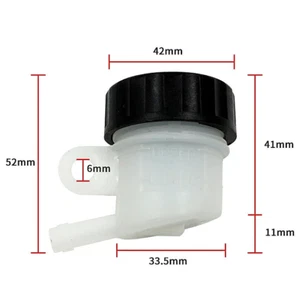 VASCHETTA serbatoio OLIO FRENI POSTERIORE PER MOTO UNIVERSALE - Imagen 1 de 5