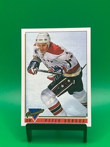 1993 Topps Premier Peter Bondra 12 Washington Capitals Hockey