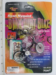 Official Ryan Nyquist Vintage 1999 BLACK BMX Dirt Bike Keychain eXXtreme JoXX - Picture 1 of 5