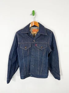 Giacca denim blu uomo Levi's Deadstock 70505-0217 tipo 3 vintage anni 70 - taglia 38 - Foto 1 di 10
