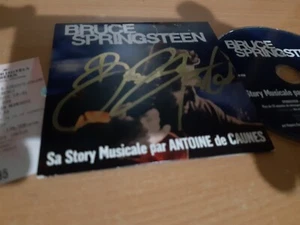 bruce springsteen autogramm cd story musicale signed live ticket paris 2016 - Bild 1 von 2