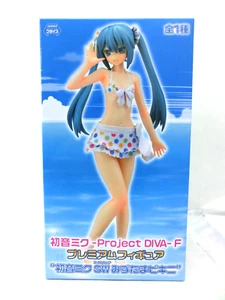”From Japan” Hatsune Miku Premium Figure Swimsuit Dot Bikini Sega "In Stock" - Picture 1 of 12