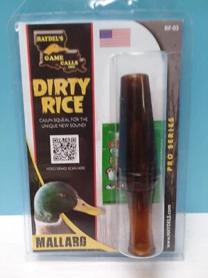 Haydel - RF-03 - Dirty Rice Mallard Duck Call - Double Reed - Haydel's - New - Image 1 of 2