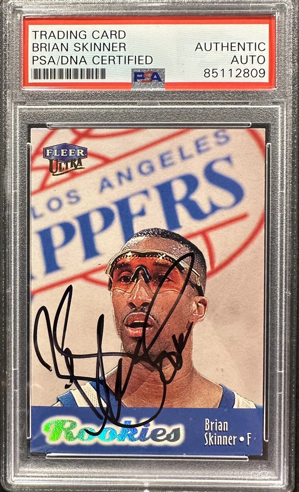 1998-99 Fleer Ultra 121 Brian Skinner Signed Autographed Basketball Rookie Card