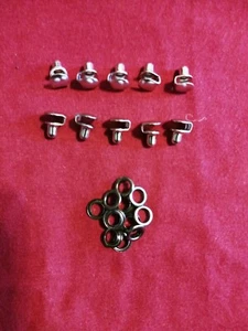SPEED POST BOOT LACE HOOKS - REPAIR/CAMP/HIKE/CLIMB - HEAVY DUTY - LARGE (9 mm) - Picture 1 of 1