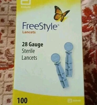 Ланцеты фристайл упаковка из 100 28 стерильных калибров - Изображение 1 из 2