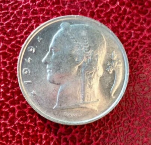 Belgique - Superbe monnaie de 5 francs 1949 Fr  - Bild 1 von 2