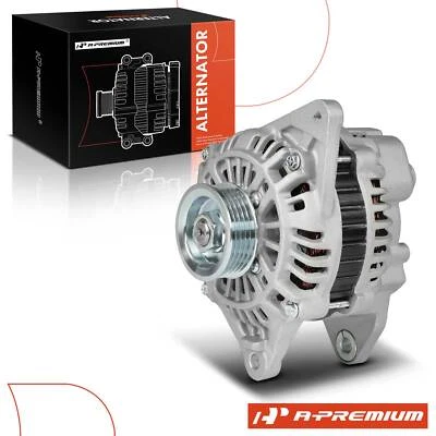 全新发电机适用于三菱 Galant 00-03 2.4L 升 85Amp/12Volts CW 5-Groove 滑轮 — 第 1/4 张图片